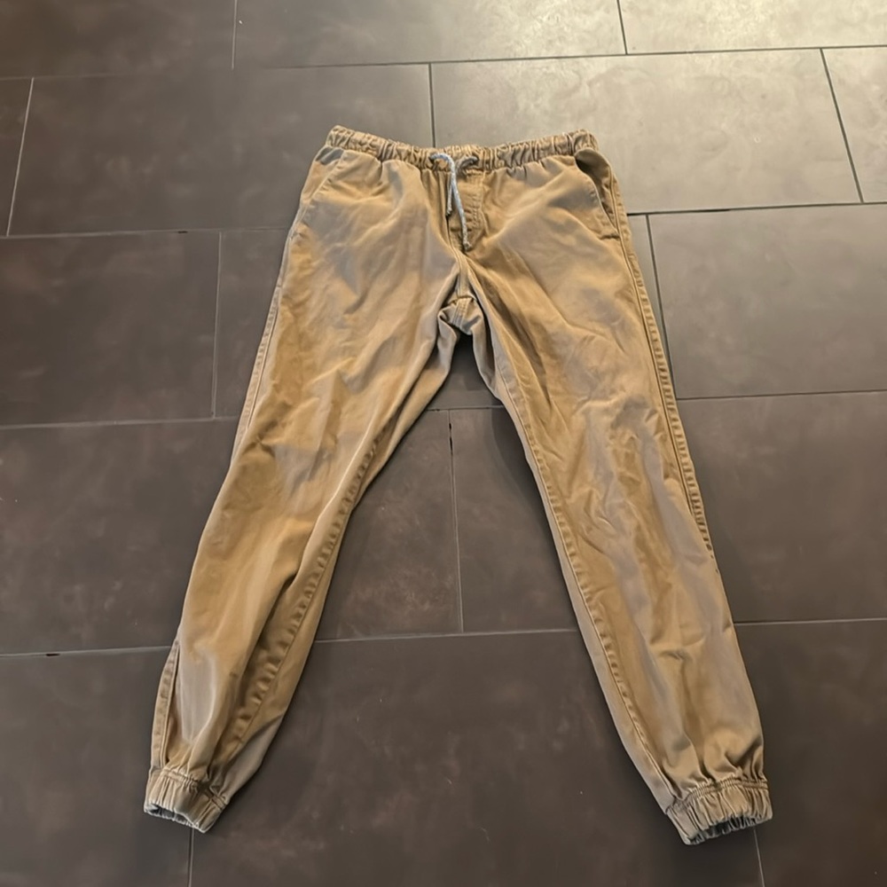 Khaki joggers